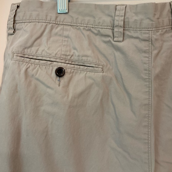 J Crew Shorts, Cotton, Flat Front, Khaki, Zip, Pockets, Belt Loops, Men’s Sz 36 - Picture 5 of 10